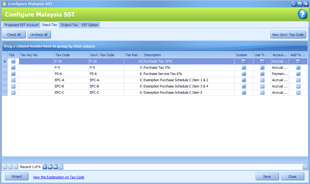 Sst Tariff Code List It Is Based On The World Customs Organizations